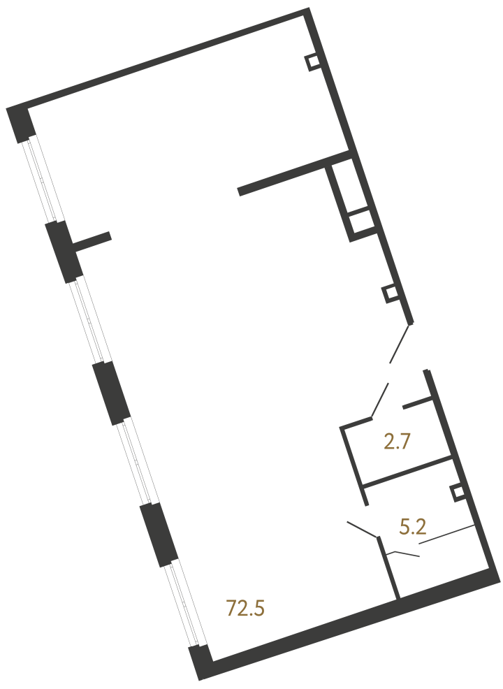 Помещение №211 - 80.4 м²